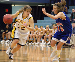 Jess Vadnais is the all-time leading scorer in Gustavus history with
1,778 points.